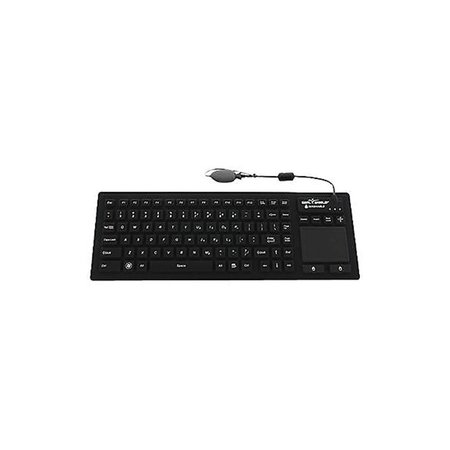 SKILLEDPOWER Seal Touch Glow Silicone Wired Backlit Keyboard SK2662922
